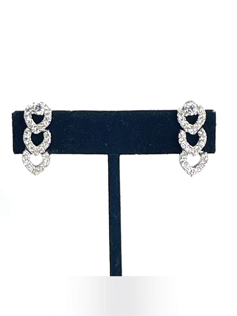 Boutique Crystal Heart Earrings